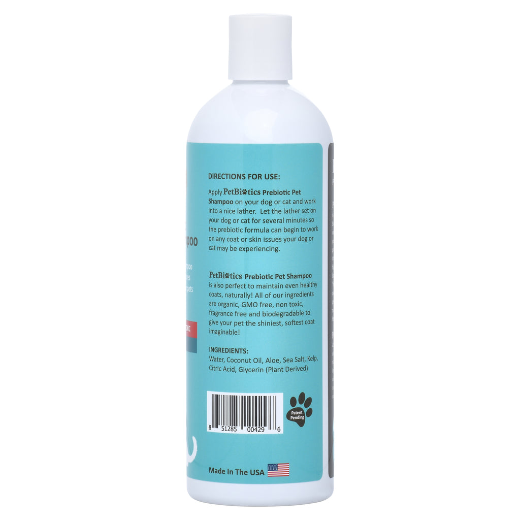 Petbiotics Unscented Prebiotic Pet Shampoo Natural Dog Shampoo Aleavia